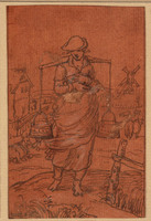 N 054-15
<br/>
Jonge boerin met juk en melkemmers
<br/>
<em>Goltzius, Hendrick (1558-1617)</em>